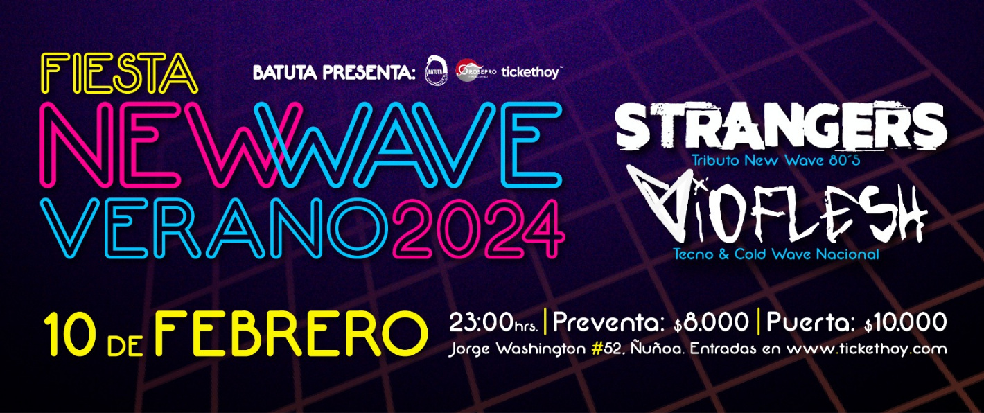 Compra tus entradas para NEW WAVE 80s LIVE SUMMER SANTIAGO 2024