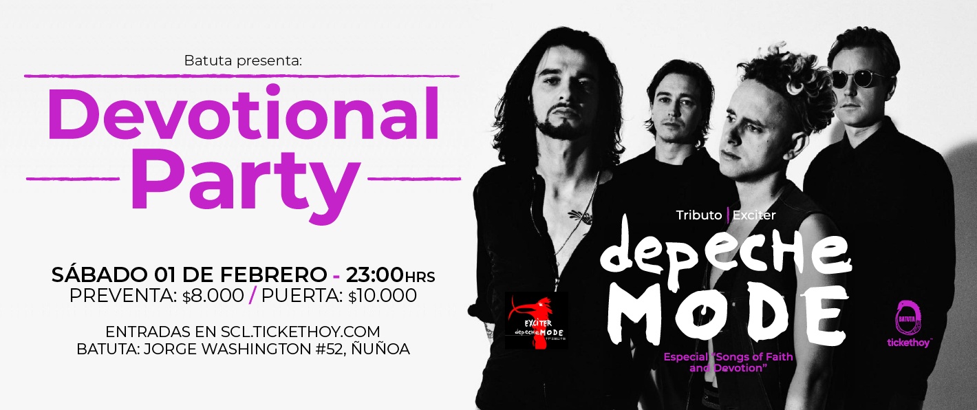 DEVOTIONAL PARTY: CELEBRANDO A DEPECHE MODE