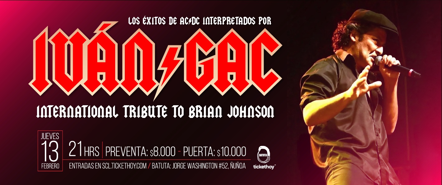 IVÁN GAC CON LOS ÉXITOS DE AC/DC