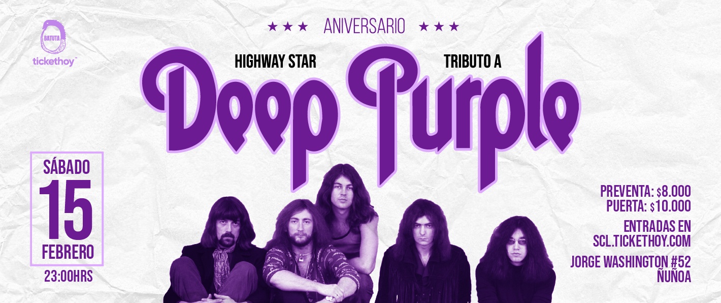 ANIVERSARIO HIGHWAY STAR