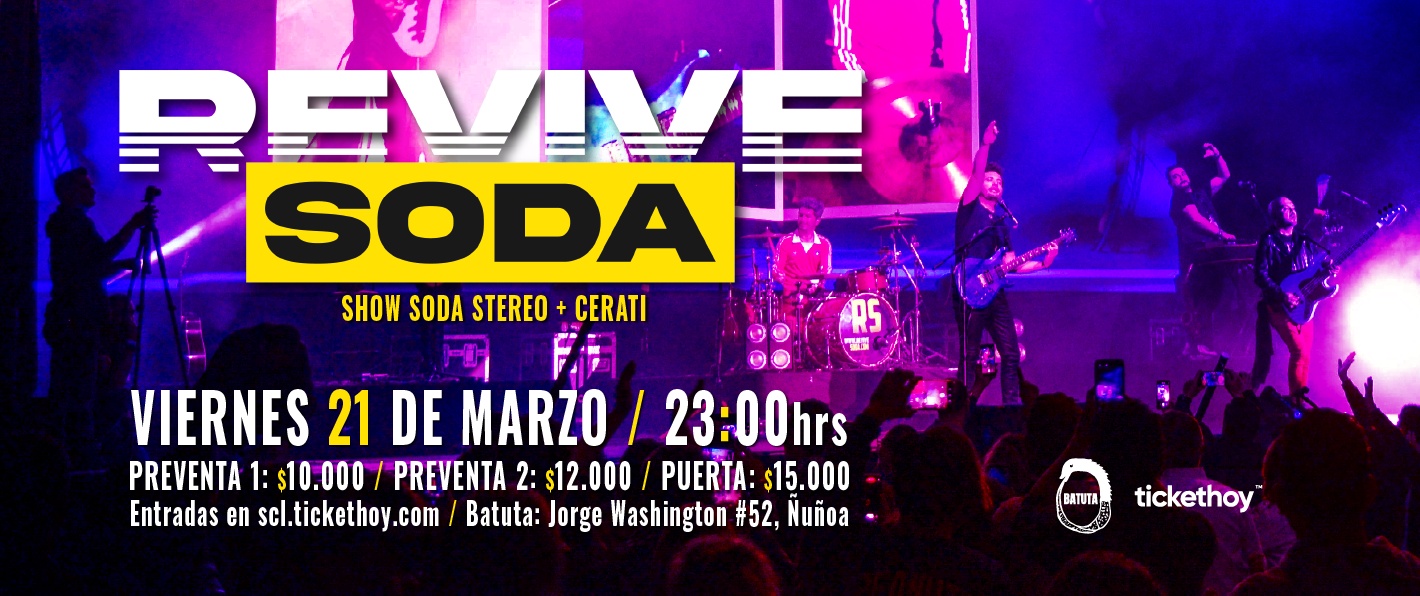 REVIVE SODA EN BATUTA