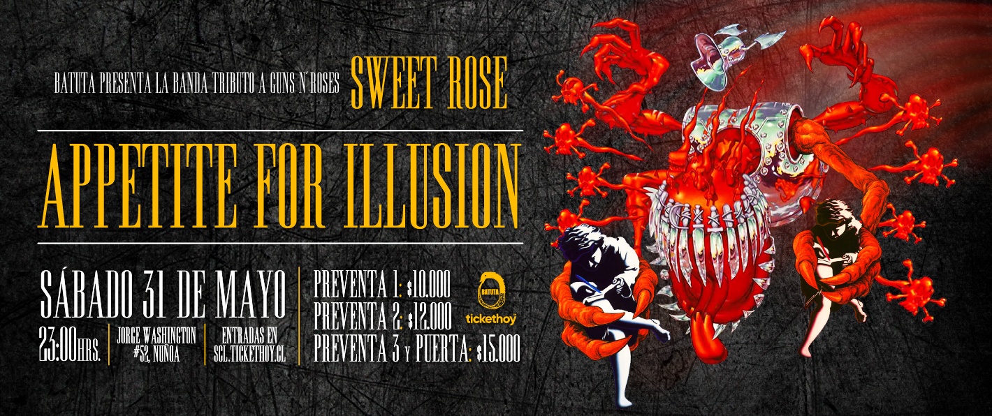 SWEET ROSE - APPETITE FOR ILLUSION