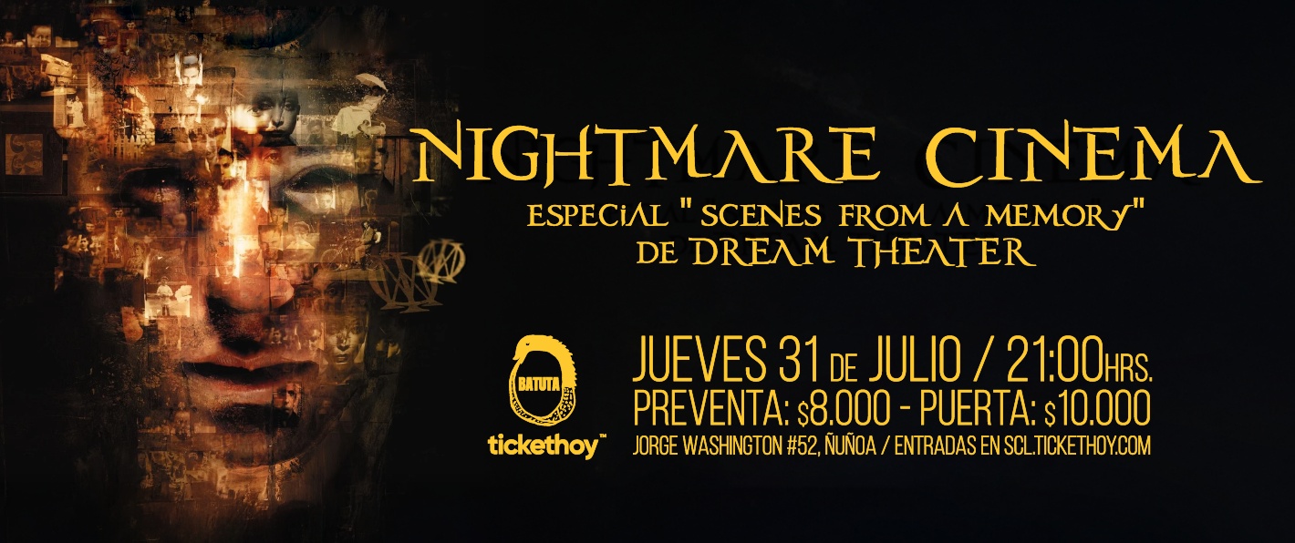 NIGHTMARE CINEMA INTERPRETA SCENES FROM A MEMORY