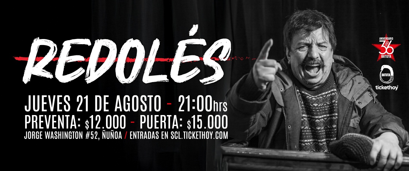 REDOLÉS EN BATUTA - 50 AÑOS DE ROCK Y POESÍA