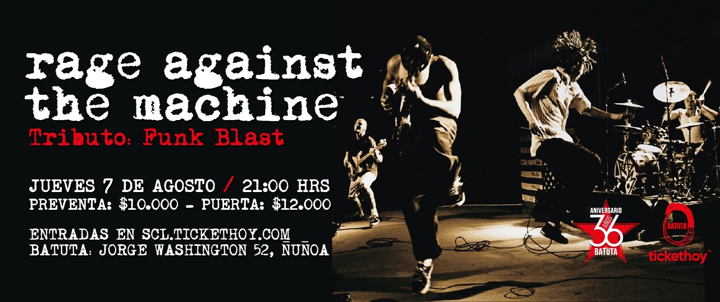 RAGE AGAINST THE MACHINE – TRIBUTO FUNK BLAST