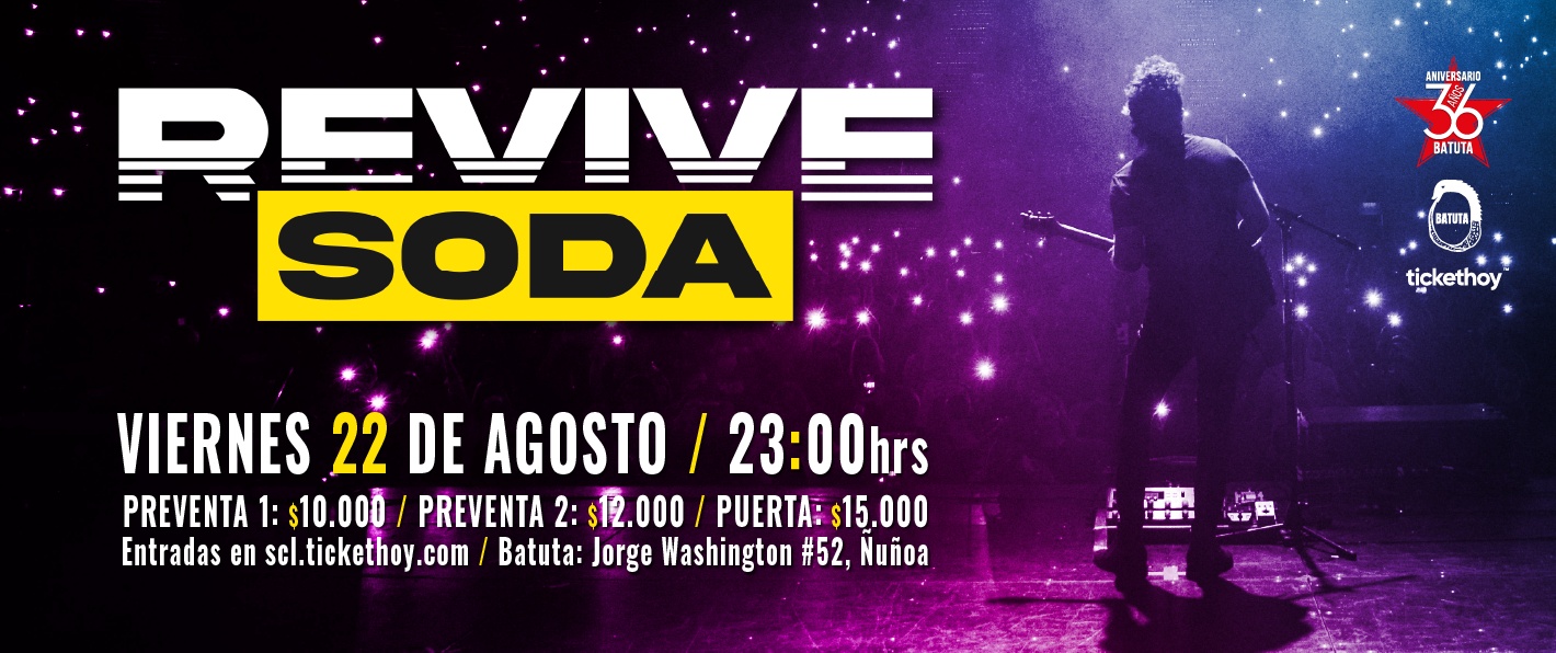 REVIVE SODA - ANIVERSARIO BATUTA