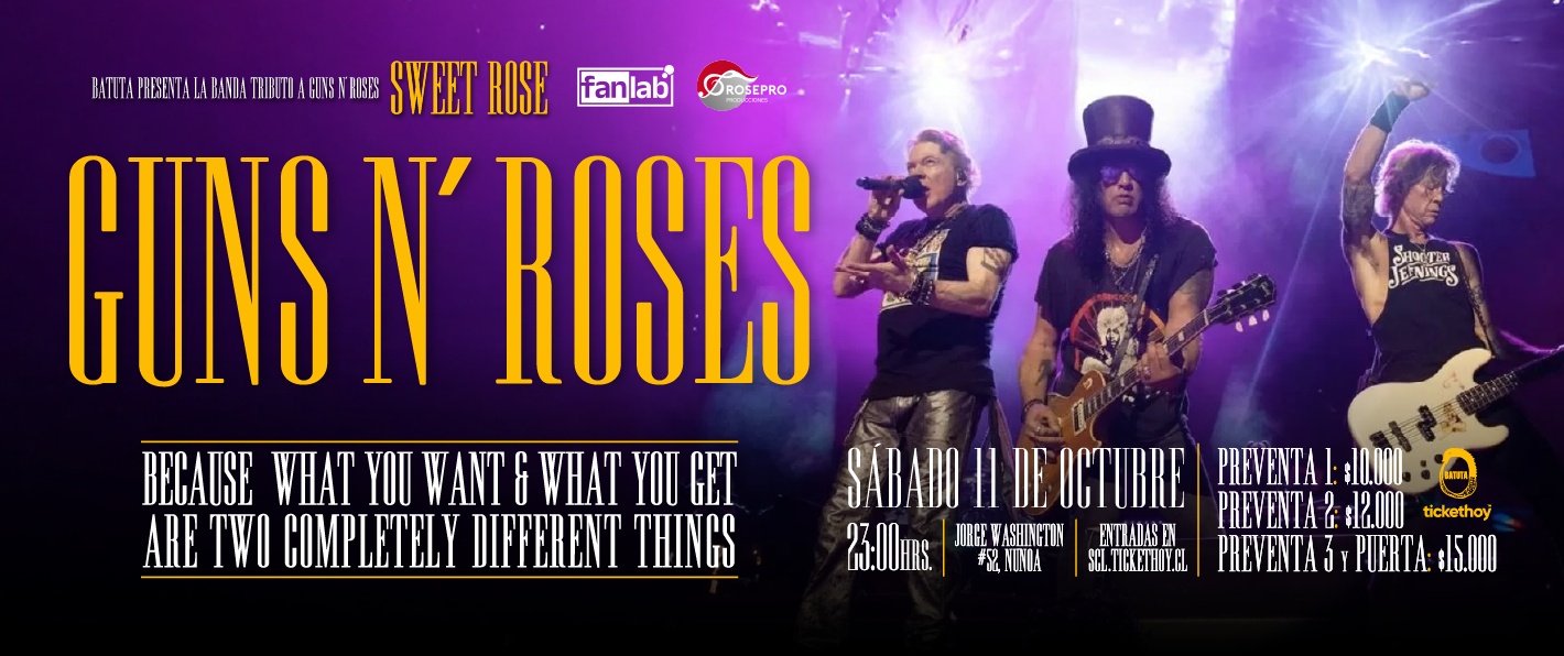 SWEET ROSE – BECAUSE WHAT YOU WANT…