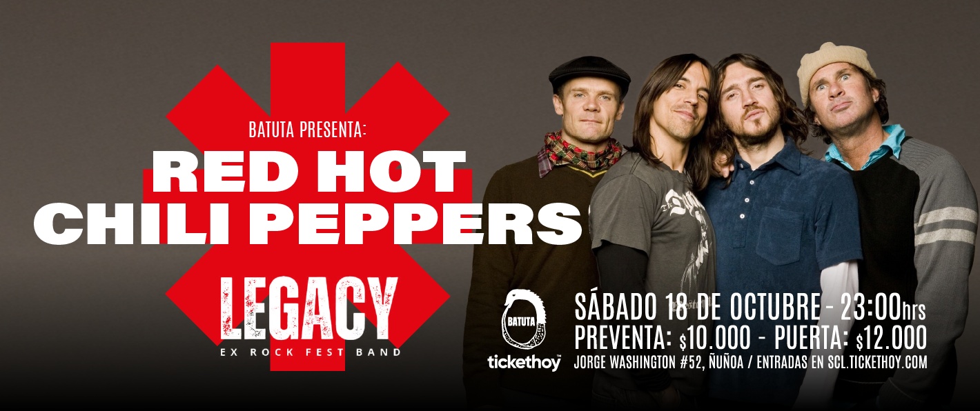 RED HOT CHILI PEPPERS BY LEGACY
