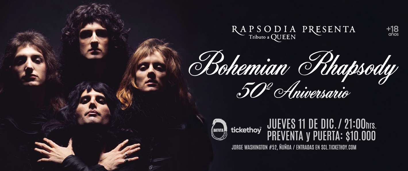 BOHEMIAN RHAPSODY – 50° ANIVERSARIO