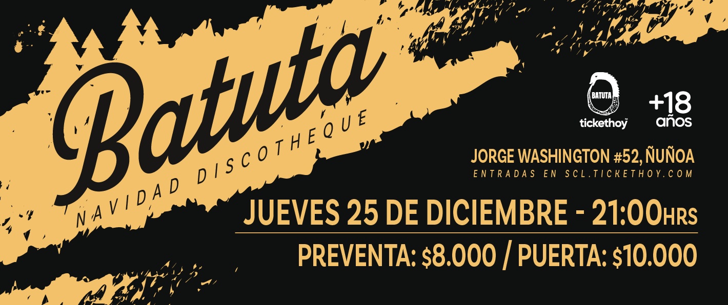 BATUTA NAVIDAD DISCOTEQUE