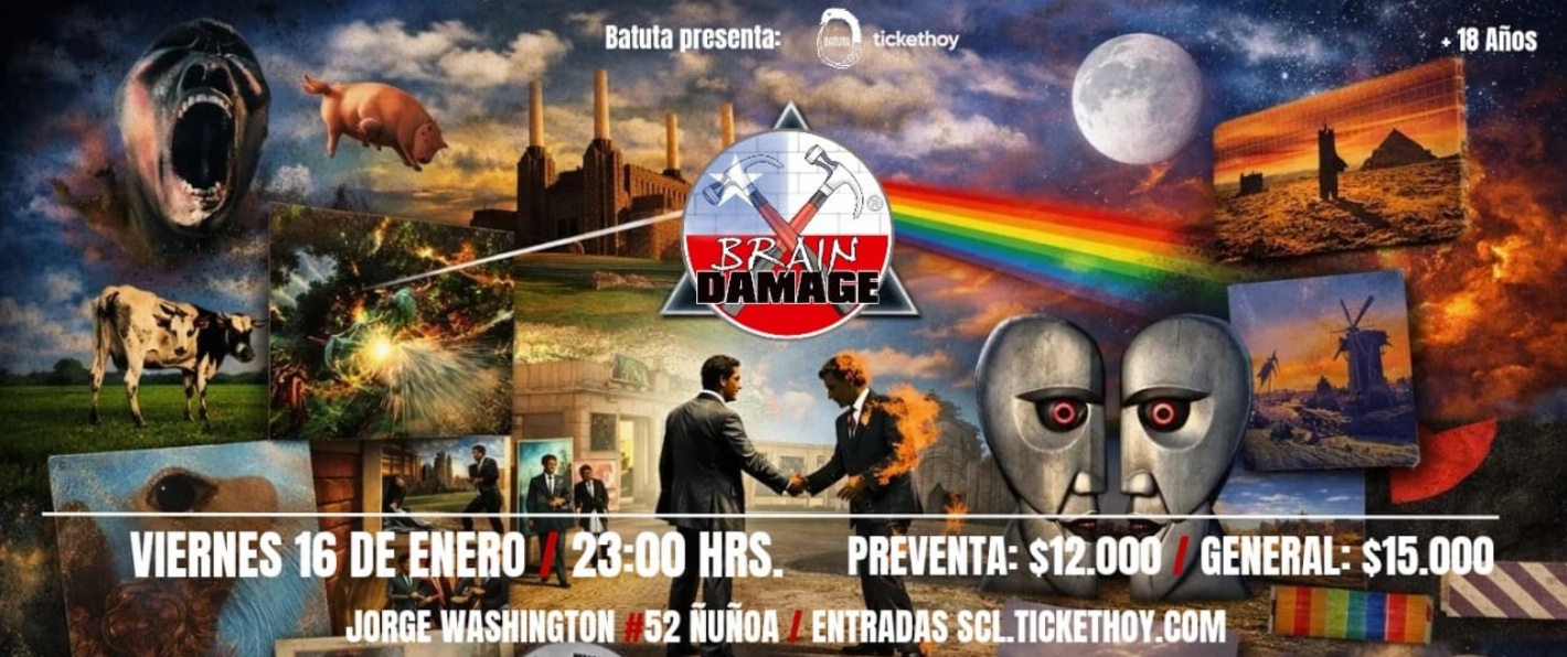 BRAIN DAMAGE – TRIBUTO A PINK FLOYD