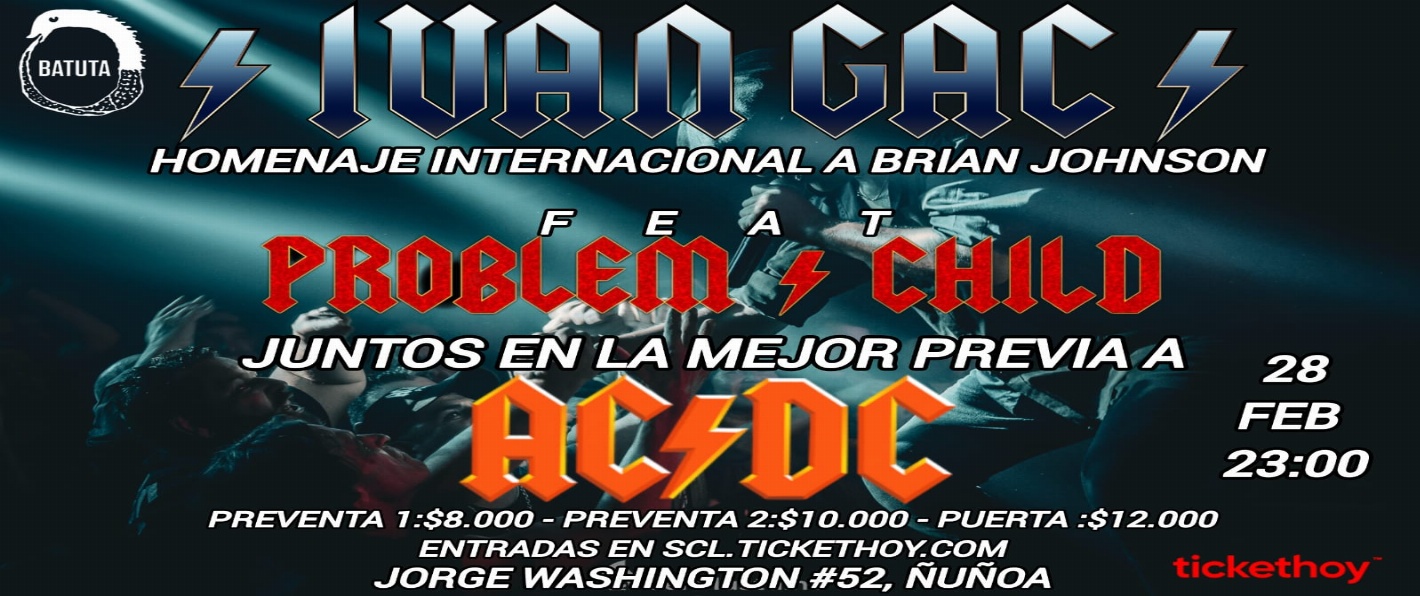LA PREVIA OFICIAL A AC/DC EN CHILE SE VIVE EN BATUTA.