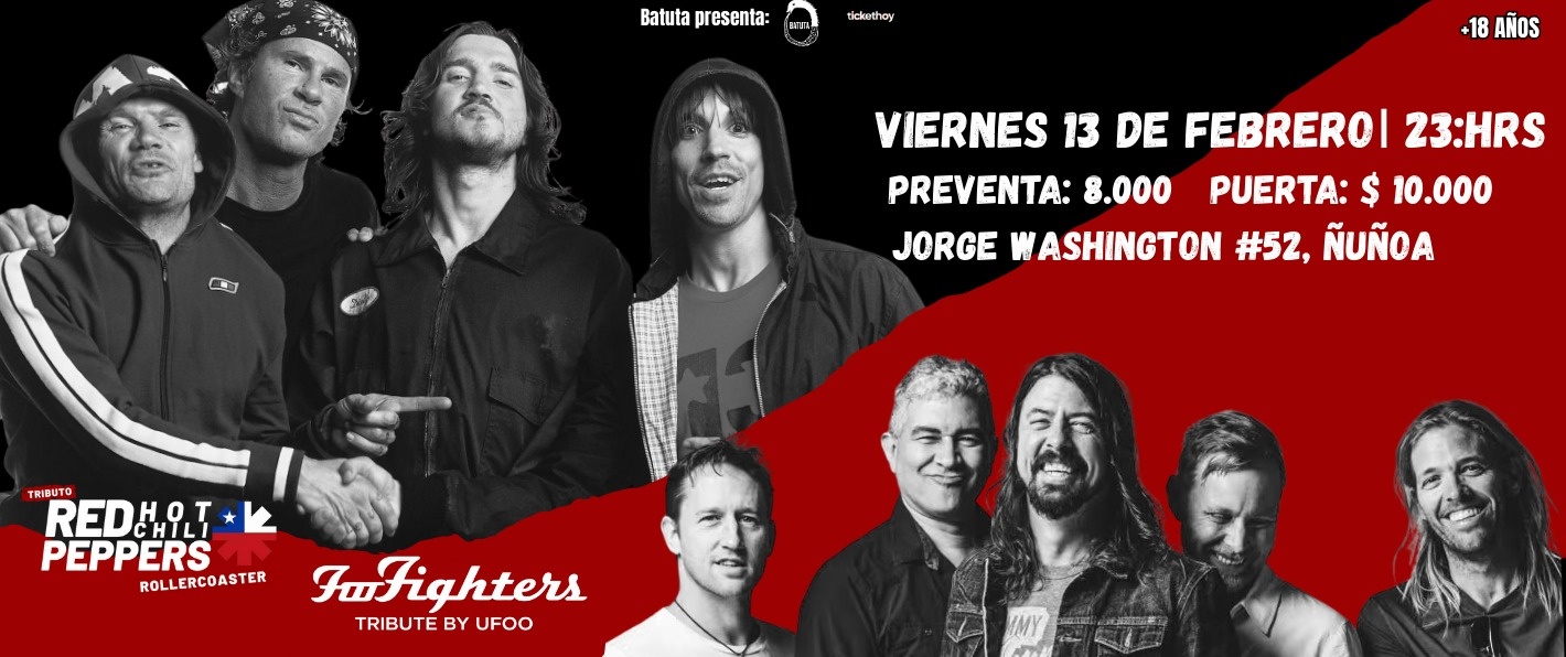 UNA NOCHE DEDICADA AL ROCK ALTERNATIVO CON DOS GRANDES TRIBUTOS EN VIVO
