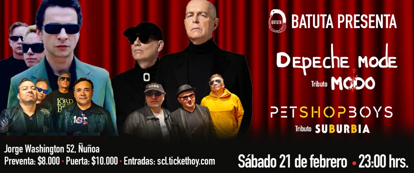 NOCHE DE TRIBUTOS – DEPECHE MODE & PET SHOP BOYS
