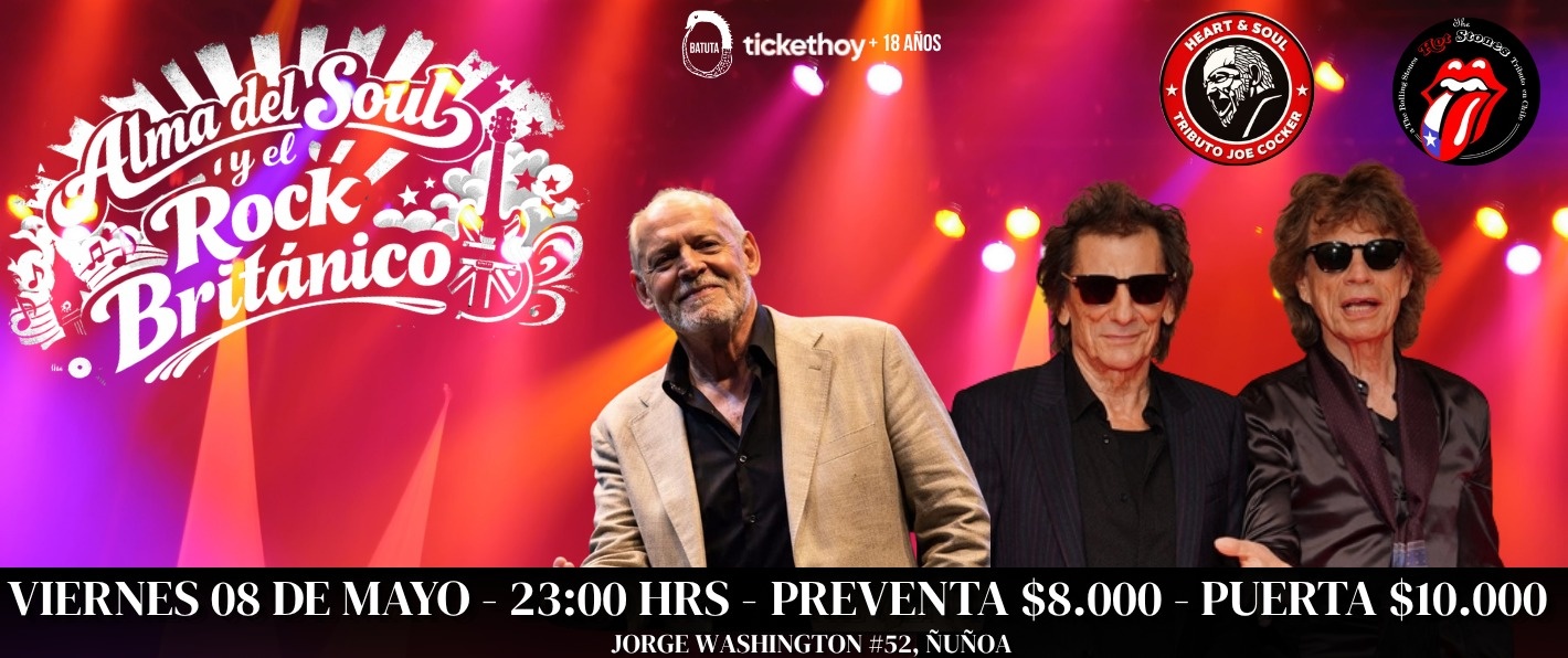 ALMA DEL SOUL Y EL ROCK BRITÁNICO EN BATUTA