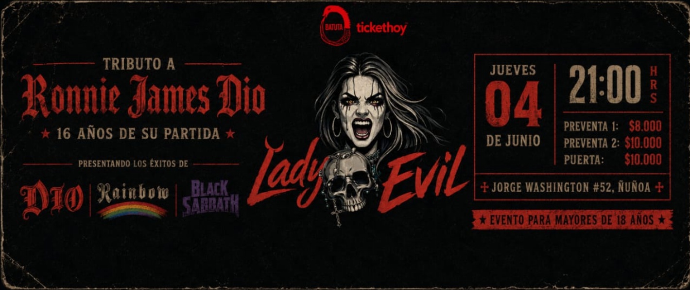 LADY EVIL - RONNIE JAMES DIO