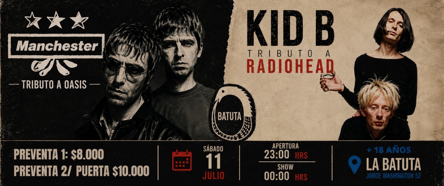 BRITPOP LEGENDS: OASIS & RADIOHEAD
