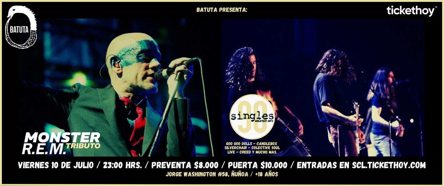 NOCHE DE CLÁSICOS JUNTO A TRIBUTO R.E.M