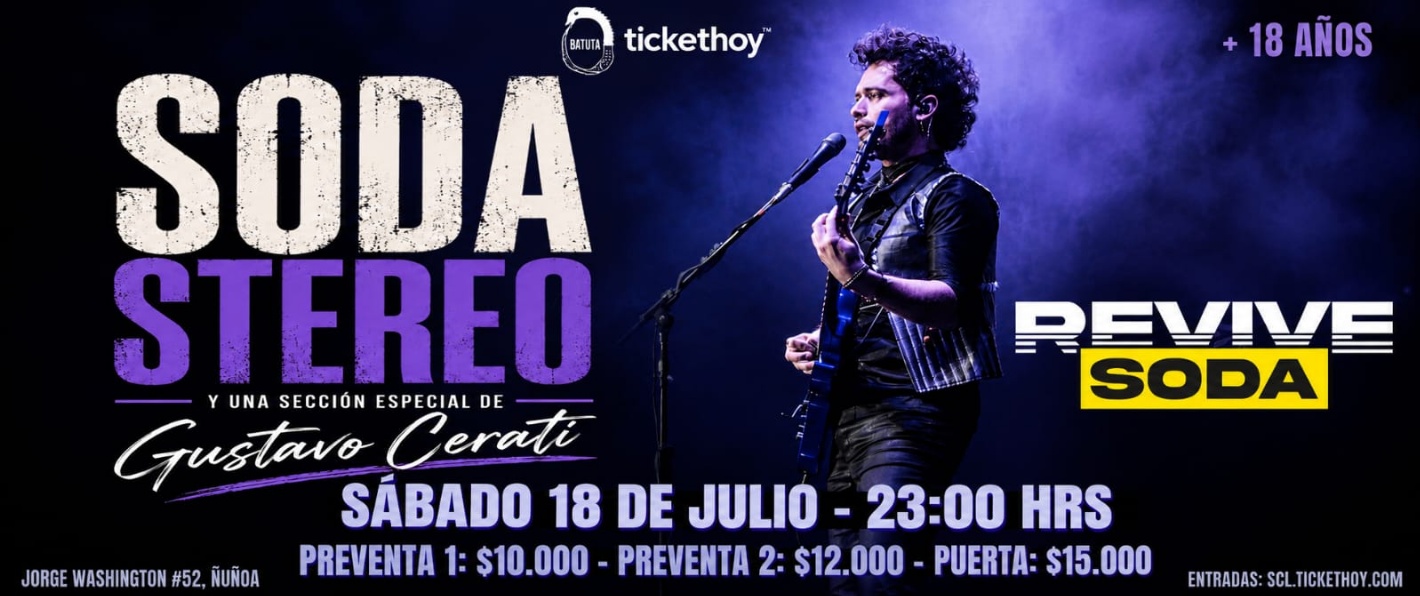 SODA STEREO + SECCIÓN ESPECIAL DE GUSTAVO CERATI