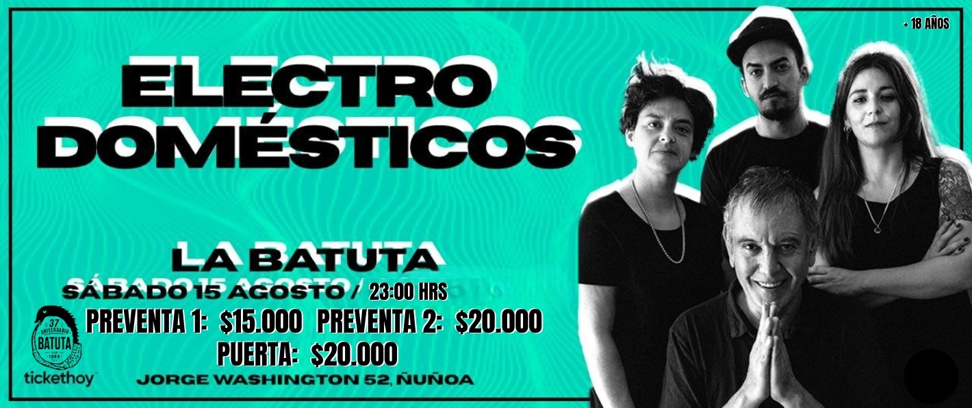 ELECTRODOMÉSTICOS - MES DE ANIVERSARIO, 37 AÑOS DE BATUTA.