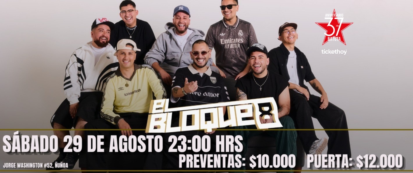 EL BLOQUE 8 - MES DE ANIVERSARIO, 37 AÑOS DE BATUTA