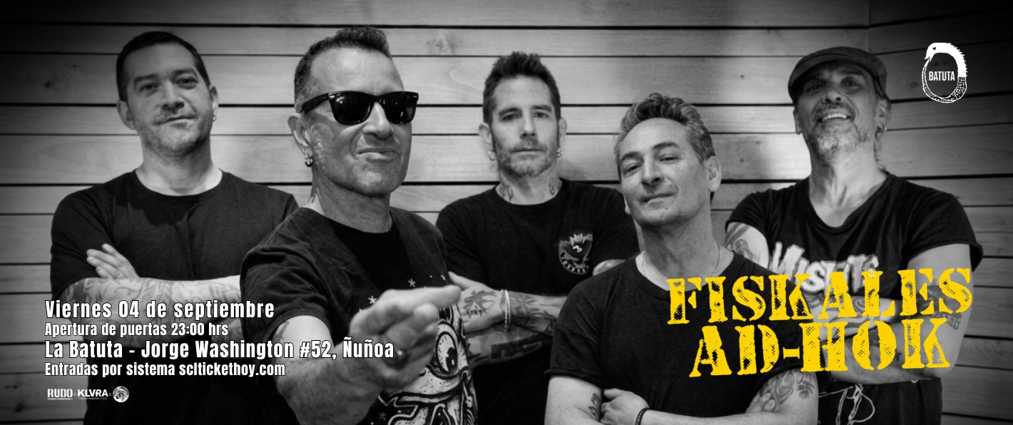 EL PUNK SE TOMA LA BATUTA JUNTO A FISKALES AD-HOK