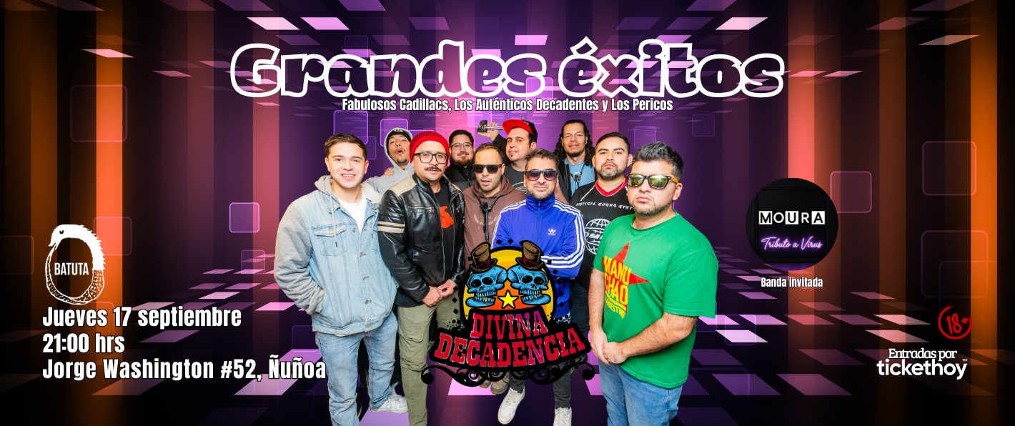 DIVINA DECADENCIA JUNTO A VIRUS, CLÁSICOS ARGENTINOS