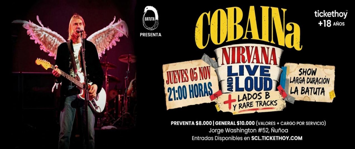NOCHE DE GRUNGE JUNTO A NIRVANA