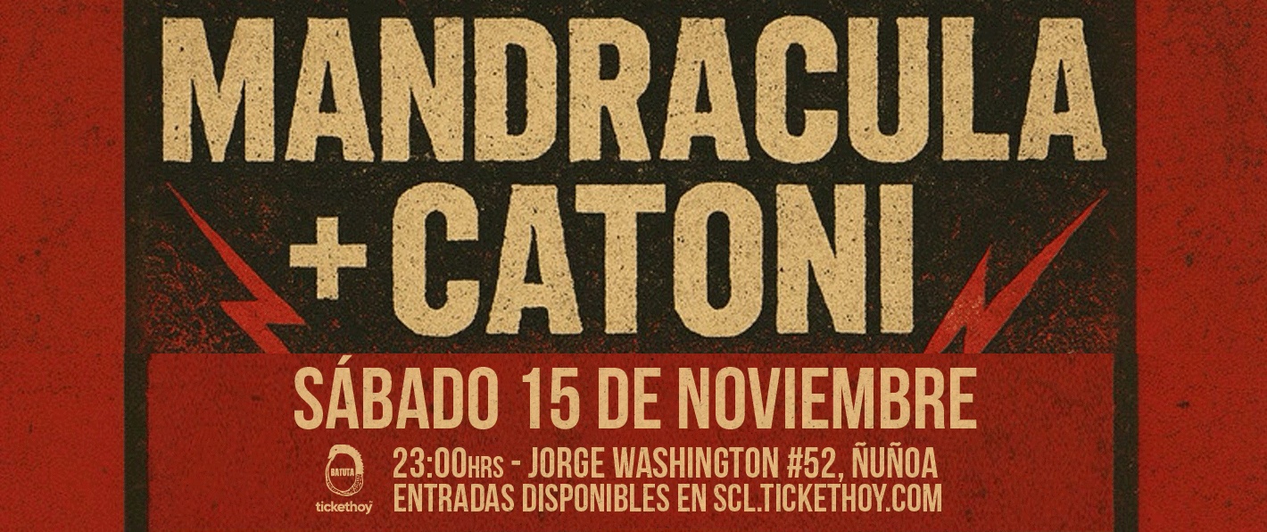 MANDRÁCULA & CATONI EN LA BATUTA